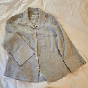 Medium Linen Faconnable French Button-up Shirt